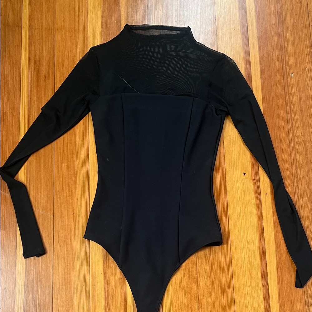 NWT Abercrombie mesh Bodysuit